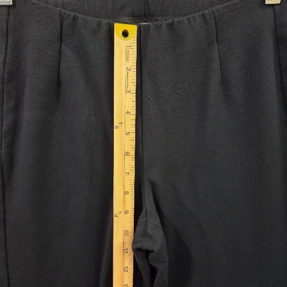 J. Jill Black Stretch Knit Ankle Pants, Small - Picture 6 of 14